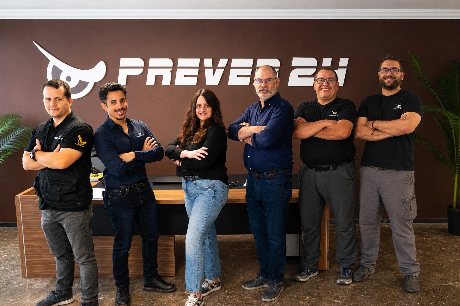 El equipo de Prever24 en sus oficinas